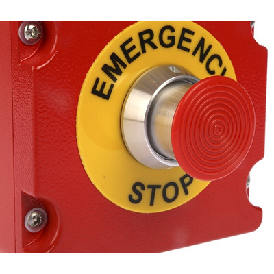 Craig & Derricott EMSH Series Pull Release Emergency Stop Push Button, Surface Mount, SPDT, IP65