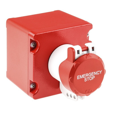 Craig & Derricott EMSH Series Pull Release Emergency Stop Push Button, Surface Mount, SPDT, IP65