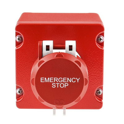 Craig & Derricott EMSH Series Pull Release Emergency Stop Push Button, Surface Mount, SPDT, IP65
