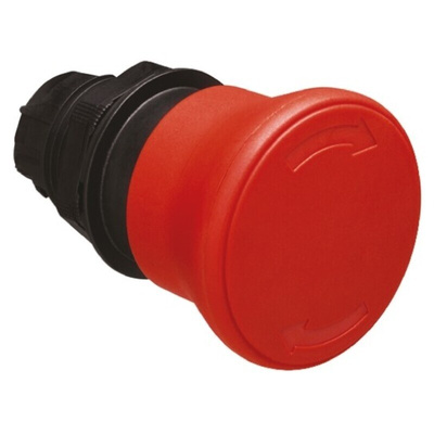 Lovato Platinum Series Turn Release Emergency Stop Push Button, 22mm Cutout, IP66, IP67, IP69K