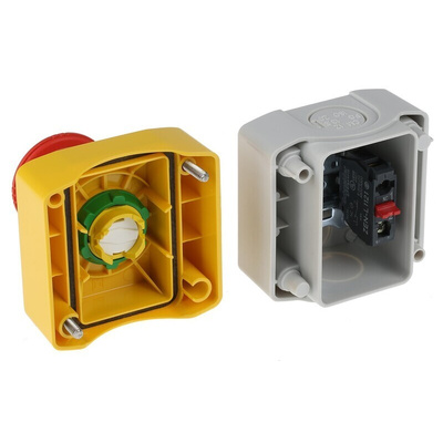 Schneider Electric Harmony XALK Series Twist Release Emergency Stop Push Button, Surface Mount, 1NC