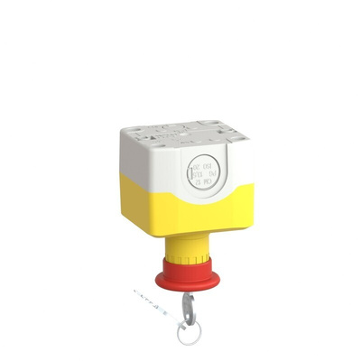 Schneider Electric Harmony XALK Series Key Release Emergency Stop Push Button, Surface Mount, 1NC, IP66, IP67,