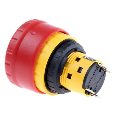 Idec Emergency Stop Push Button, Panel Mount, DPST, IP65