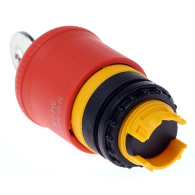 Eaton RMQ Titan M22 Series Key Release Emergency Stop Push Button, Panel Mount, 22.5mm Cutout, 1NC, IP66, IP67, IP69K