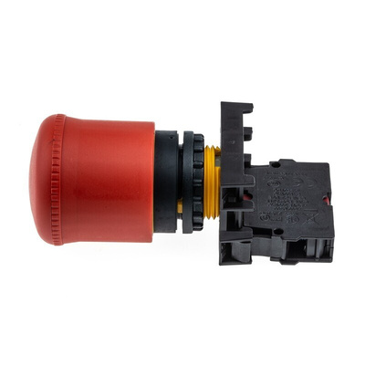 Eaton RMQ Titan M22 Series Pull Release Emergency Stop Push Button, Panel Mount, 22mm Cutout, 1NC, IP66, IP67, IP69K