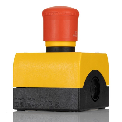 Eaton RMQ Titan M22 Series Pull Release Emergency Stop Push Button, Surface Mount, 2NC, IP66, IP69