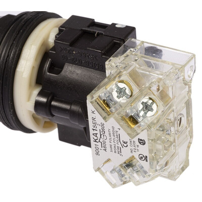 Schneider Electric Harmony 9001SK Series Twist Release Emergency Stop Push Button, Panel Mount, SPDT, IP66
