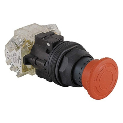 Schneider Electric Harmony 9001SK Series Twist Release Emergency Stop Push Button, Panel Mount, 2NO + 2NC, IP66