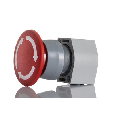 EAO Twist Release Emergency Stop Push Button, 22.5mm Cutout, IP65