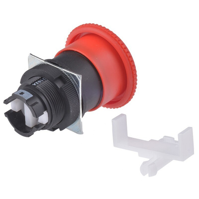 Omron A22E Series Twist Release Emergency Stop Push Button, Panel Mount, 22mm Cutout, 2NC, IP65