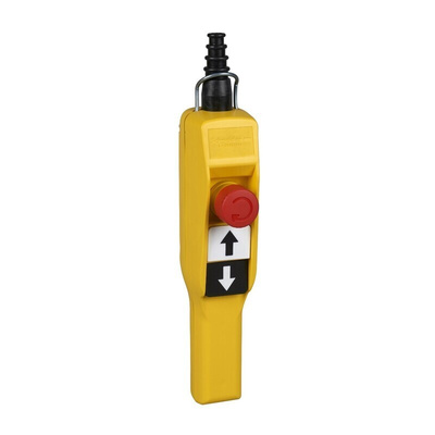 2NO (Push Button), NC (E-Stop) Slow Brake Push Button Pendant Station