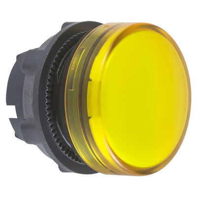 Schneider Electric Yellow Pilot Light, 22mm Cutout Harmony XB5 Series