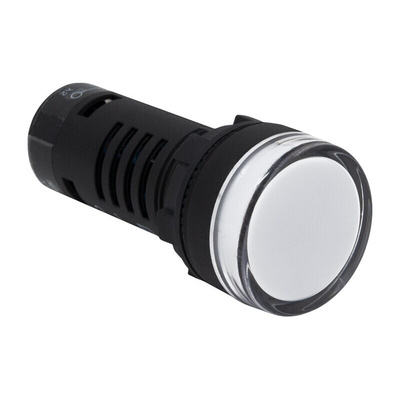 RS PRO, Panel Mount Red/Green LED Indicator, 22mm Cutout, IP65, Round, 110V ac