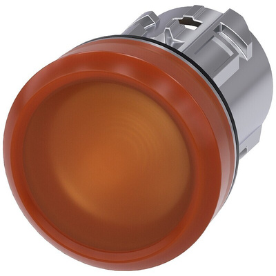 Siemens Amber Pilot Light Head, 22mm Cutout SIRIUS ACT Series