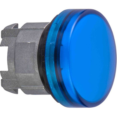 Schneider Electric Blue Pilot Light Head, 22mm Cutout ZB4 Series