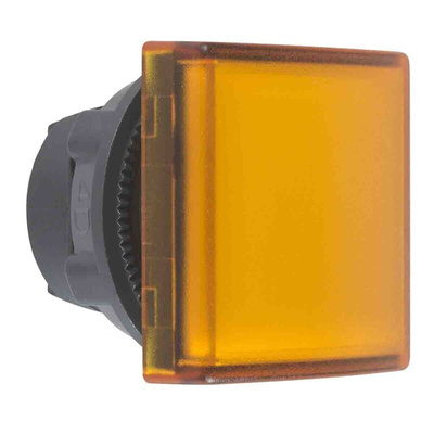 Schneider Electric Yellow Pilot Light Head, 22mm Cutout ZB5 Series