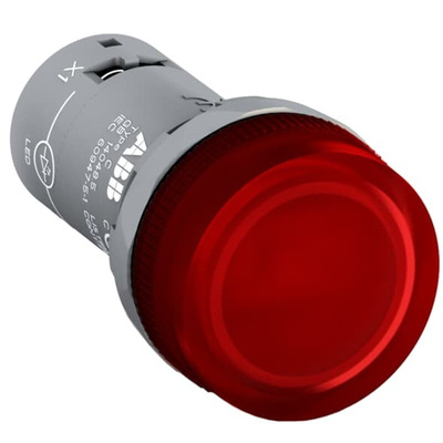 ABB Red Pilot Light, 22mm Cutout CL Series