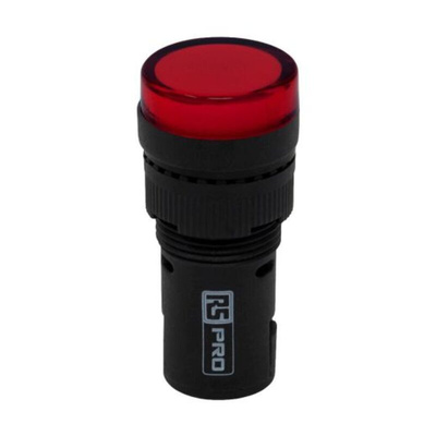 RS PRO Red LED Pilot Light, 230V ac