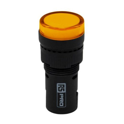 RS PRO Yellow LED Pilot Light, 24V ac/dc