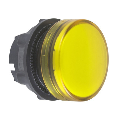 Schneider Electric Yellow Pilot Light Head, 22mm Cutout Harmony XB5 Series