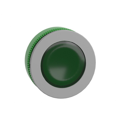 Schneider Electric Green Pilot Light Head, 30.5mm Cutout ZB5 Series