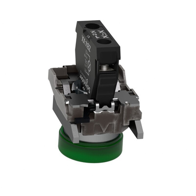 Schneider Electric, Harmony XB4, Panel Mount Green LED Pilot Light, 22mm Cutout, IP66, IP67, IP69(IP69K), 24V ac/dc