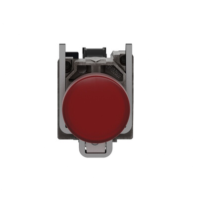 Schneider Electric, Harmony XB4, Panel Mount Red LED Pilot Light, 22mm Cutout, IP66, IP67, IP69(IP69K), 24V ac/dc