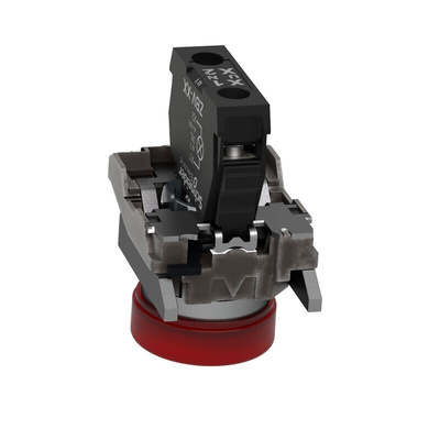 Schneider Electric, Harmony XB4, Panel Mount Red LED Pilot Light, 22mm Cutout, IP66, IP67, IP69(IP69K), 24V ac/dc