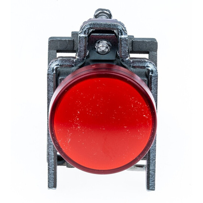 Schneider Electric, Harmony XB4, Panel Mount Red LED Pilot Light, 22mm Cutout, 240V ac