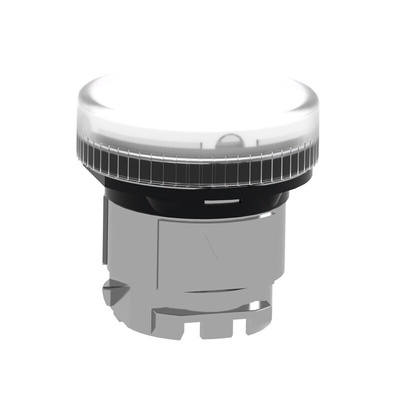 Schneider Electric White Pilot Light Head, 22mm Cutout Harmony XB4 Series