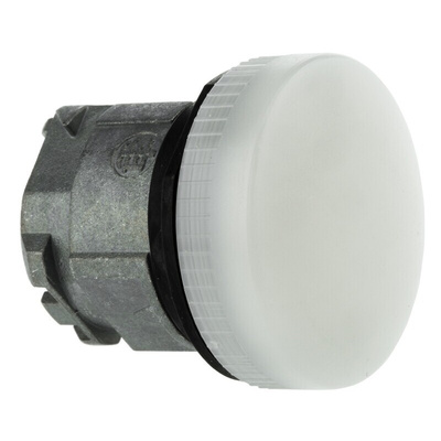Schneider Electric White Pilot Light Head, 22mm Cutout Harmony XB4 Series