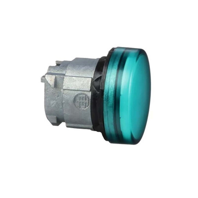 Schneider Electric Green Pilot Light Head, 22mm Cutout Harmony XB4 Series