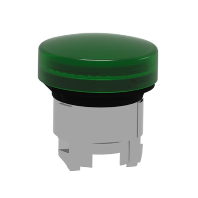 Schneider Electric Green Pilot Light Head, 22mm Cutout Harmony XB4 Series