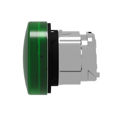 Schneider Electric Green Pilot Light Head, 22mm Cutout Harmony XB4 Series