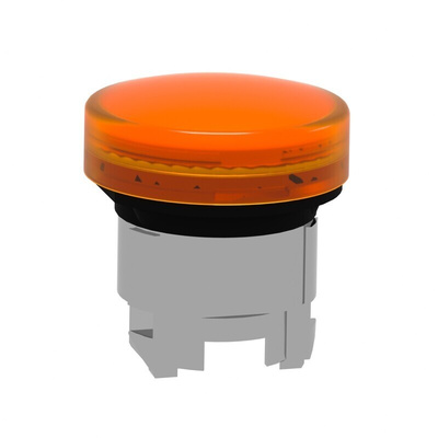 Schneider Electric Orange Pilot Light Head, 22mm Cutout Harmony XB4 Series