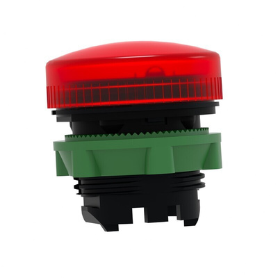 Schneider Electric Red Pilot Light Head, 22mm Cutout ZB5 Series