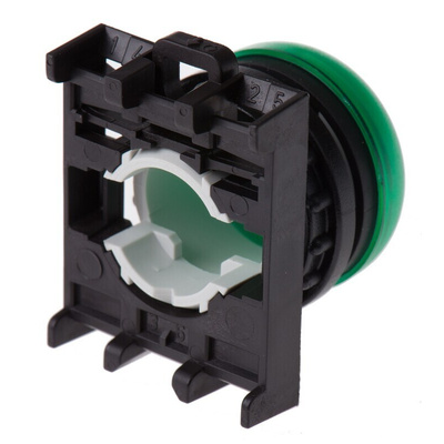Eaton Green Pilot Light Head, 22.5mm Cutout RMQ Titan M22 Series
