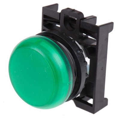 Eaton Green Pilot Light Head, 22.5mm Cutout RMQ Titan M22 Series