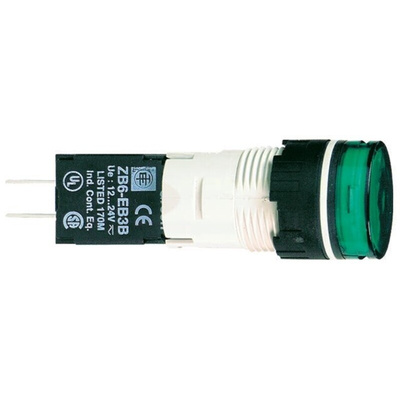 Schneider Electric Red Pilot Light Head, 16mm Cutout Harmony XB6 Series