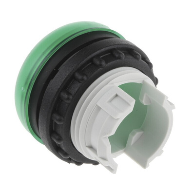 Eaton, RMQ Titan M22, Flush Mount, Rear, Surface Mount Green LED Indicator, 22mm Cutout, IP69K, Round, 12 → 30V