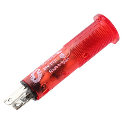 Schneider Electric, XVL, Panel Mount Red Pilot Light, 8mm Cutout, IP40, IP65, Round