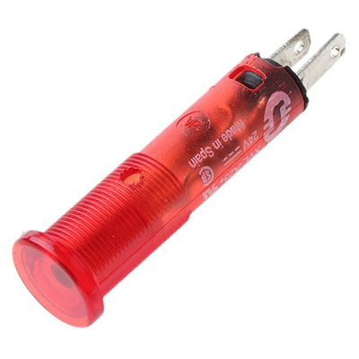 Schneider Electric, XVL, Panel Mount Red Pilot Light, 8mm Cutout, IP40, IP65, Round