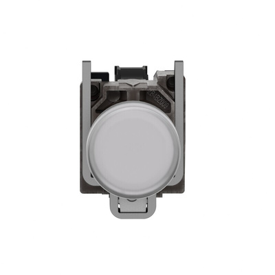 Schneider Electric, Harmony XB4, Panel Mount White Universal LED Pilot Light, 22mm Cutout, IP66, IP67, IP69(IP69K),