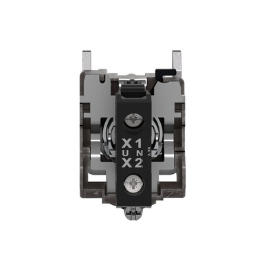 Schneider Electric, Harmony XB4, Panel Mount White Universal LED Pilot Light, 22mm Cutout, IP66, IP67, IP69(IP69K),