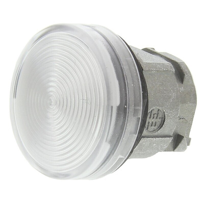 Schneider Electric White Pilot Light Head, 22mm Cutout Harmony XB4 Series