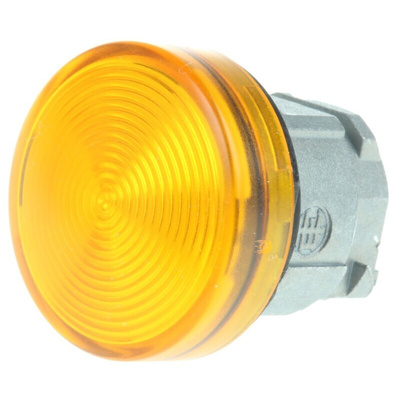 Schneider Electric Orange Pilot Light Head, 22mm Cutout Harmony XB4 Series