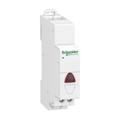 Schneider Electric, iIL, DIN Rail Red LED Indicator, IP2X, 230V ac