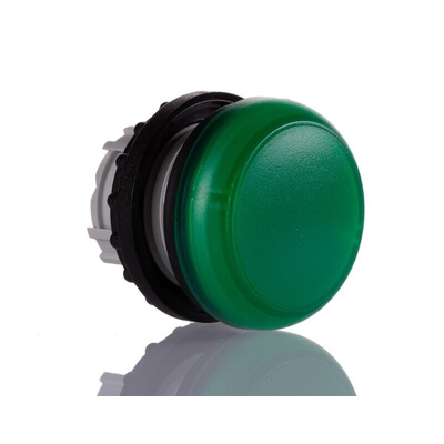 Eaton Green Pilot Light Head, 22.5mm Cutout M22 Series