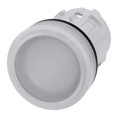 Siemens White Pilot Light Head, 22mm Cutout SIRIUS ACT Series