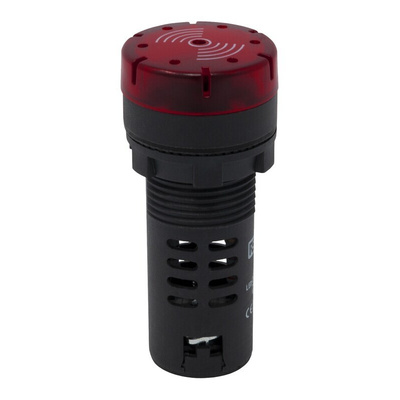 RS PRO, Panel Mount Red LED Pilot Light, 22mm Cutout, IP30, Round, 230V ac